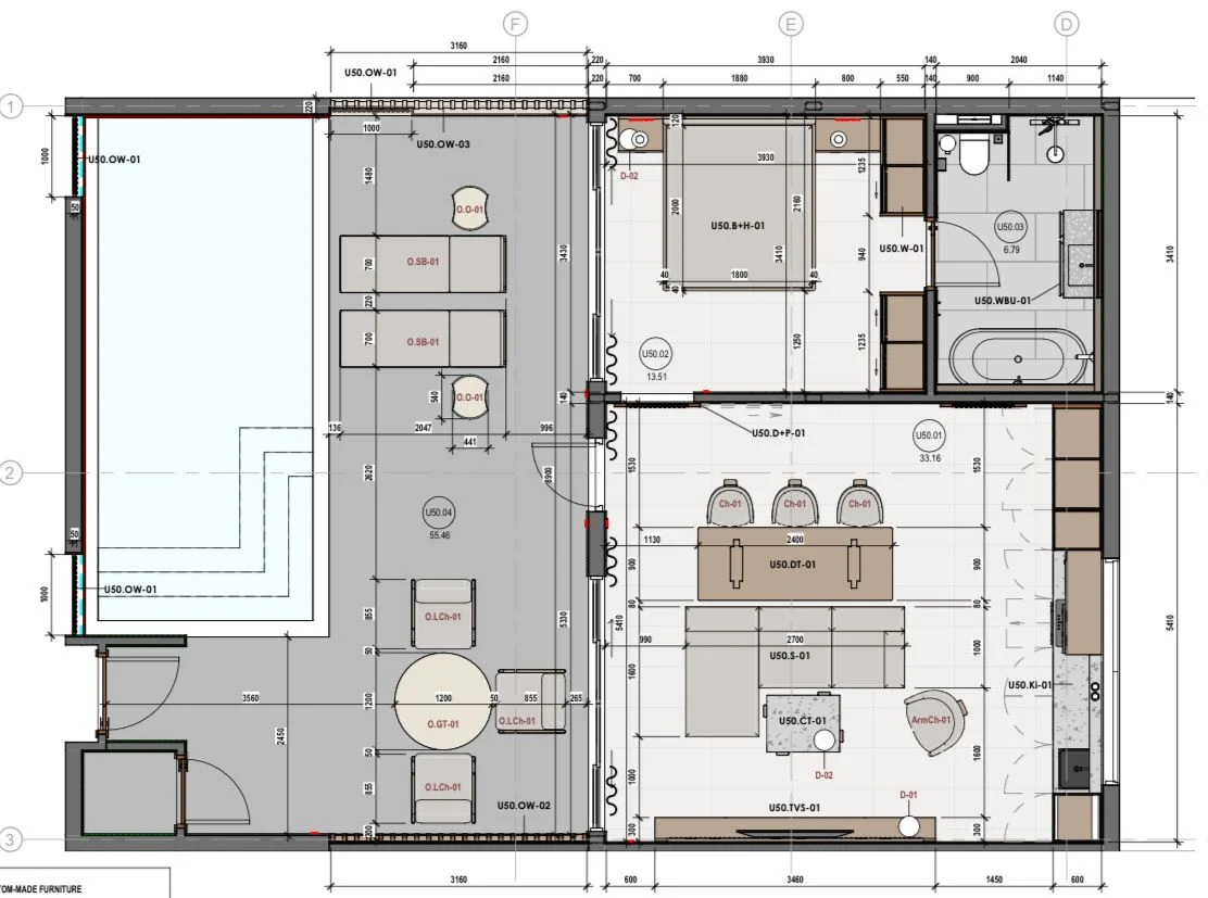 1N1 floor plan