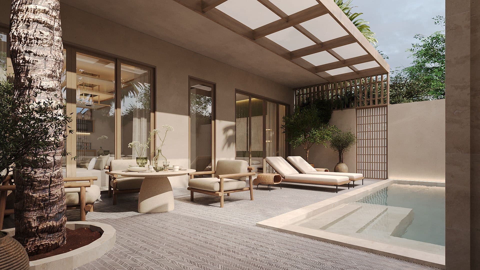 1N1 1BR Private Pool Apartment gallery 4