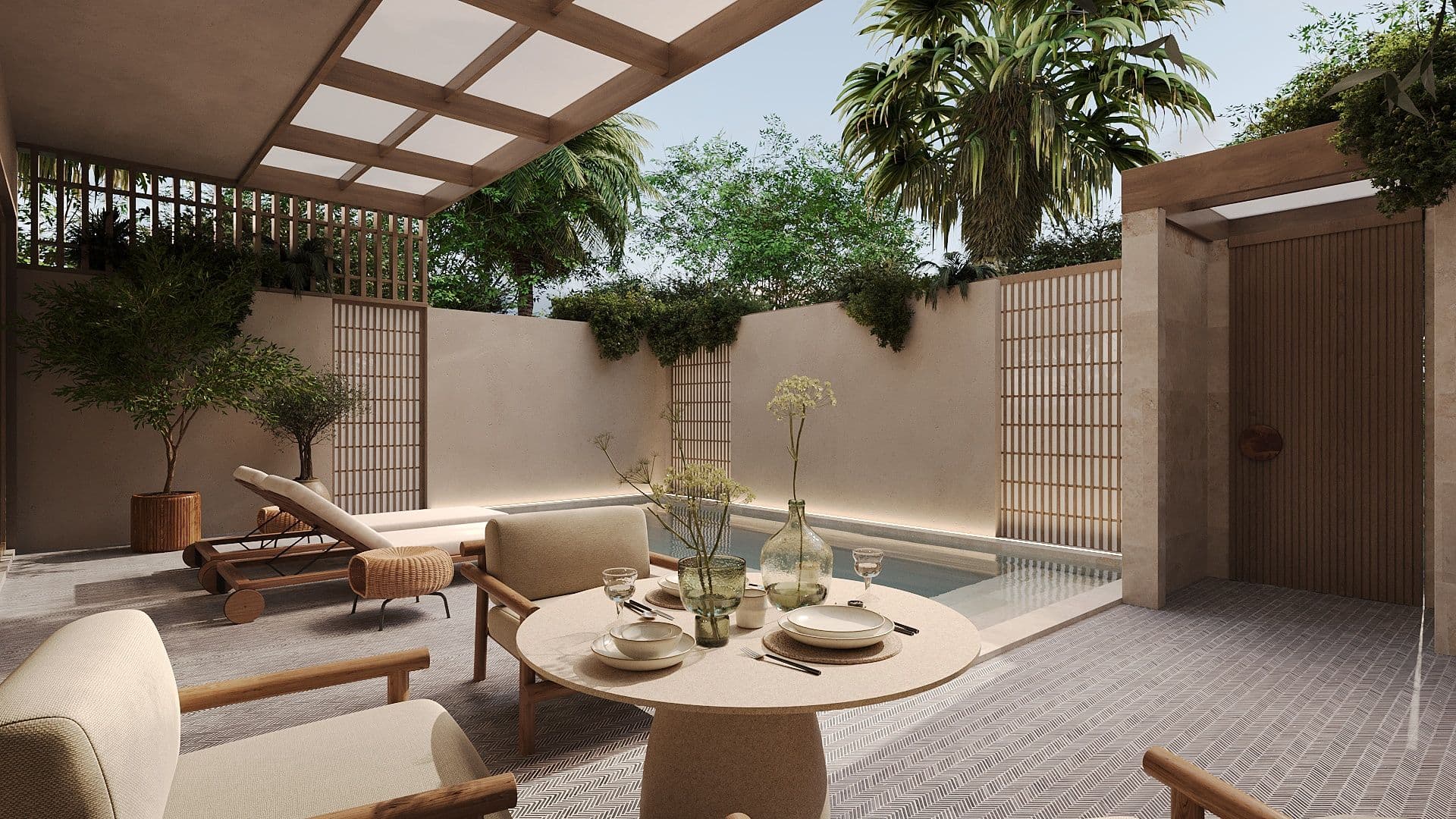 1N1 1BR Private Pool Apartment gallery 6